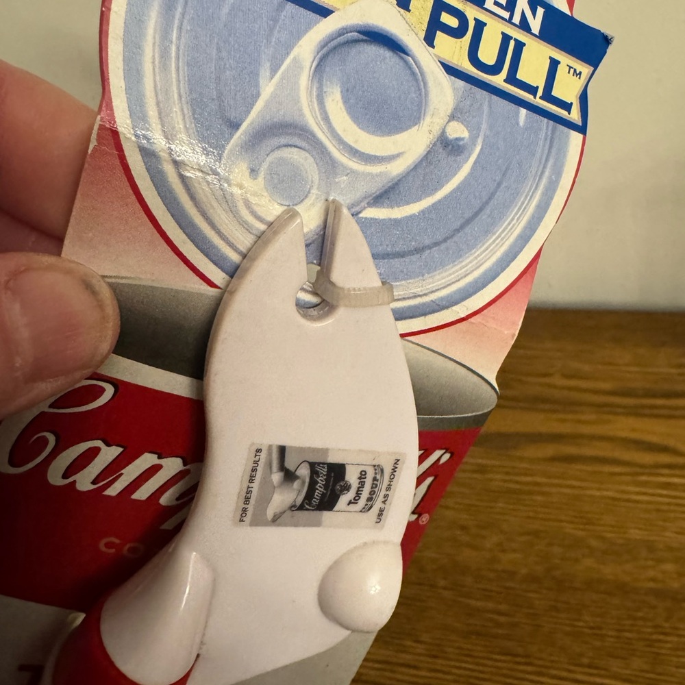 Pop 'N Pull Easy Open Can Opener/-Lid Lifter - Red Handle - Picture 5 of 6